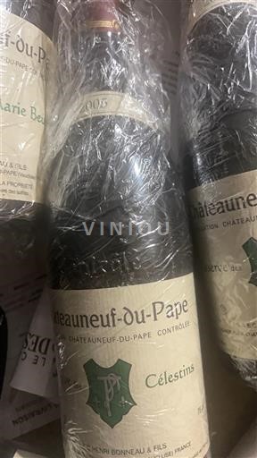 Rona dolina Châteauneuf-du-Pape Henri Bonneau & Fils Célestins 2005