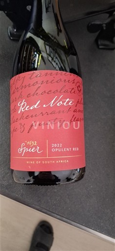 Regiunea de coastă Stellenbosch Spier Red Note Opulent Red 2022