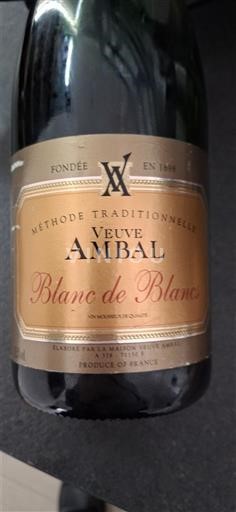 Burgundia Crémant de Bourgogne Veuve Ambal Blanc de Blancs 2000