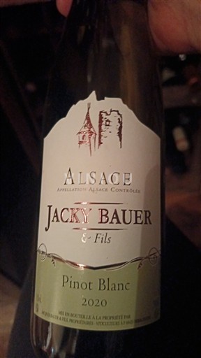 Alsacia Jacky Bauer & Fils 2020