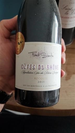Valea Ronului Côtes-du-Rhône Font Sante 2015