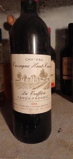 Bordeaux Canon-Fronsac Château Cassagne Haut-Canon La Truffière 1985
