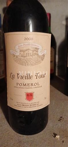 Bordeaux Pomerol Jean-Pierre Boüard La Vieille Tour 2000
