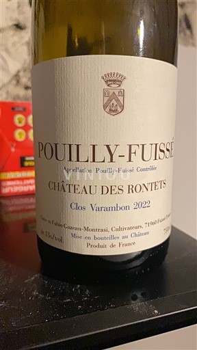 Bourgogne Pouilly-fuissé Château Rontets Clos Varambon 2022
