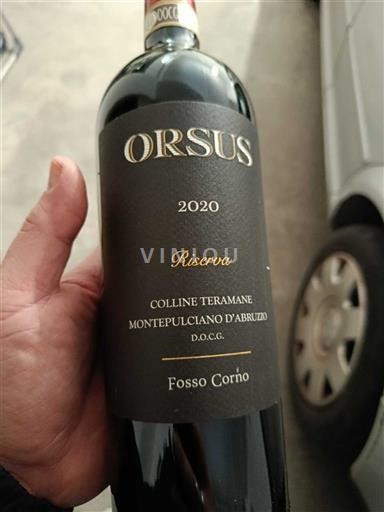Abruzzo Nespecificat Fosso Corino Orsus Riserva 2020