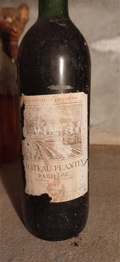 Bordeaux Pauillac Château Plantey 1984