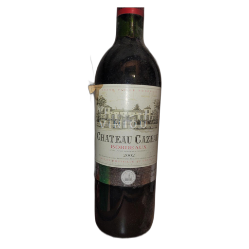 Bordeaux Chateau Cazeau 2002