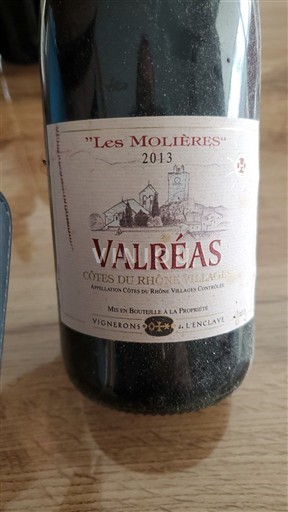 Valea Ronului Nespecificat Vignerons de l'Enclave Les Molières 2013