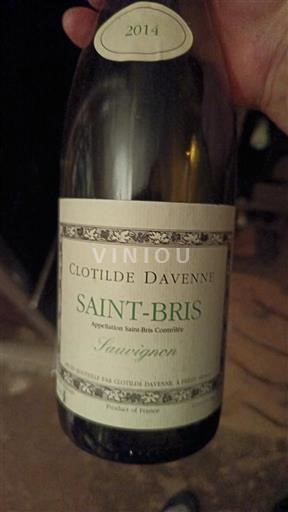 Burgundia Saint-Bris Clotilde Davenne 2014