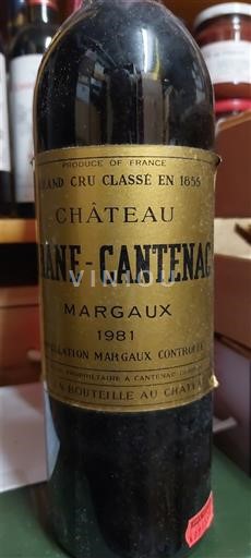 Bordeaux Margaux Château Brane-Cantenac L. Lurton 1981