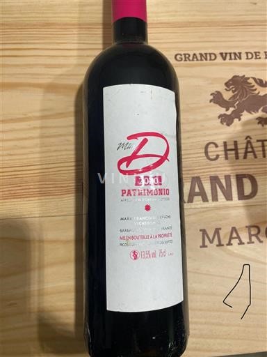 Corsica Patrimonio Domaine Vico Mlle D 2020