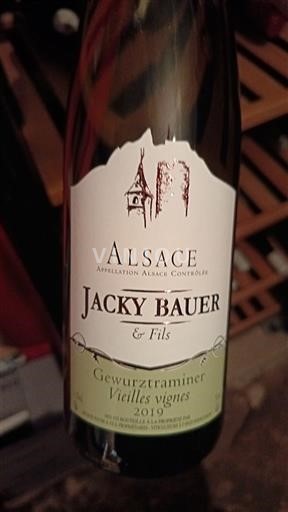 Alsacia Jacky Bauer & Fils Gewurztraminer Vieilles Vignes 2019
