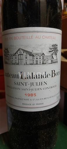 Bordeaux Saint-Julien Château Lalande-Borie Jean Eugène Borie 1985