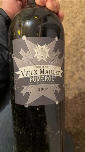 Bordeaux Pomerol Château Vieux Maillet 2007