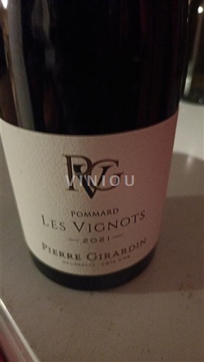Burgundia Pommard Pierre Girardin Les Vignots 2021