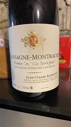Burgundia Chassagne-Montrachet Premier Cru Jean-Claude Ramonet Clos Saint-Jean 2023