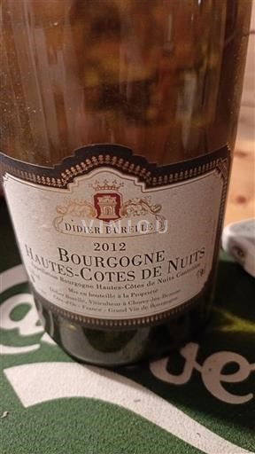 Burgundia Nespecificat Didier Burelle 2012