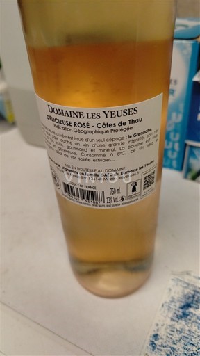 Lengdok dhe Rusionjë Côtes de Thau Domaine Les Yeuses Délicieuse Rosé 2024