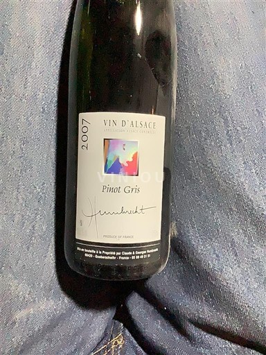 Alsacia Domaine Humbrecht 2007