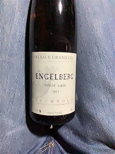 Alsace Määrittelemätön Grand Cru Château Bechtold Engelberg 2011