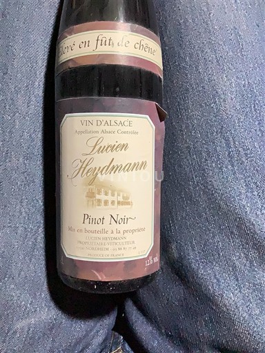 Alsacia Lucien Heydmann Pinot Noir Nemilésimat