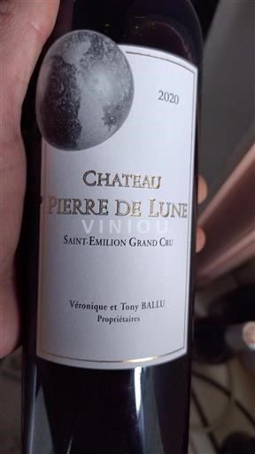 Bordeaux Saint-Émilion Grand Cru Grand Cru Château Pierre de Lune 2020