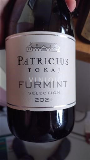 Tokaj Nespecificat Patricius Furmint Selection 2021
