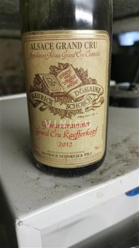 Alsace Määrittelemätön Grand Cru Domaine Maurice Schoech Grand Cru Kaefferkopf 2012
