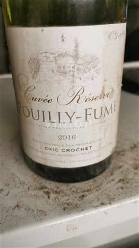 Valea Loarei Pouilly-fumé Eric Crochet Réserve 2016