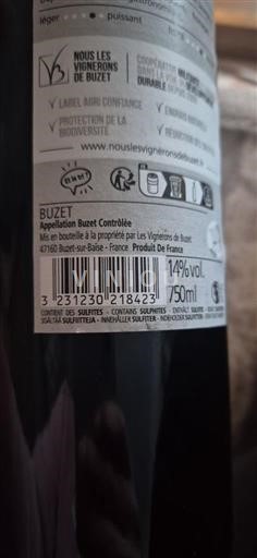 Sud-Vest Buzet Les Vignerons de Buzet Nemilésimat
