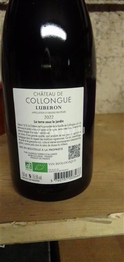 Valea Ronului Luberon Château Collongue La terre sous le jardin 2022