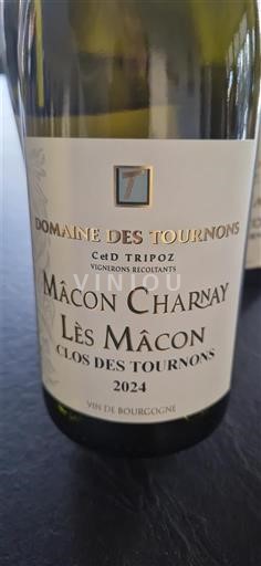 Burgundia Mâcon și mâcon-sate Domaine Tournons Clos des Tournons 2024