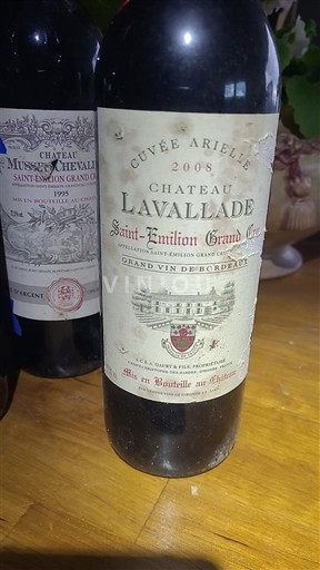 Bordeaux Saint-Émilion Grand Cru Château Lavallade Arielle 2008