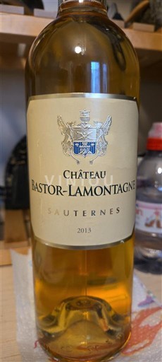 Bordeaux Sauternes Château Bastor-Lamontagne 2013