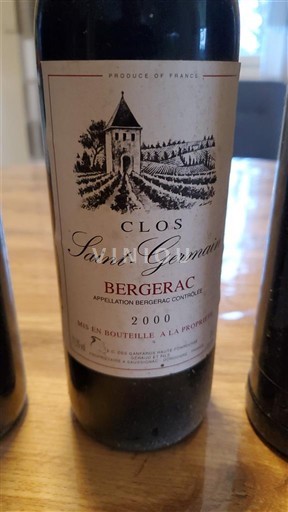 Sud-Vest Bergerac Clos Saint-Germain 2000