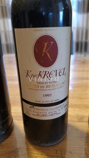 Sud-Vest Côtes-de-bergerac K de Krevel Vieilles Vignes 1997