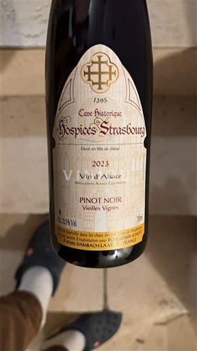 Alsacia Pinot noir Cave Historique Hospices de Strasbourg Pinot Noir Vieilles Vignes 2023