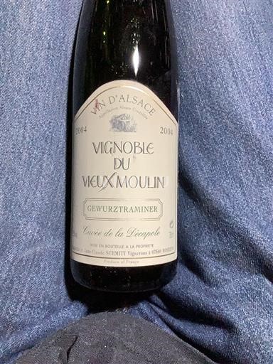 Alsacia Vignoble du Vieux Moulin de la Ténopole 2004