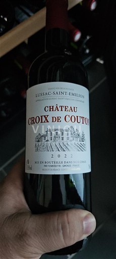 Bordeaux Lussac-saint-émilion Château Croix de Couton 2021