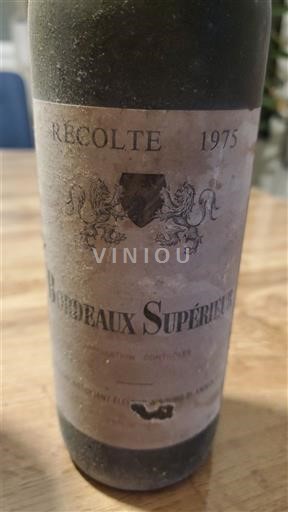 Bordeaux Bordeaux superior Salavert 1975