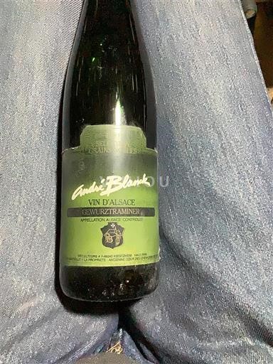 Alsacia André Blanck Sélection de grains nobles 1989