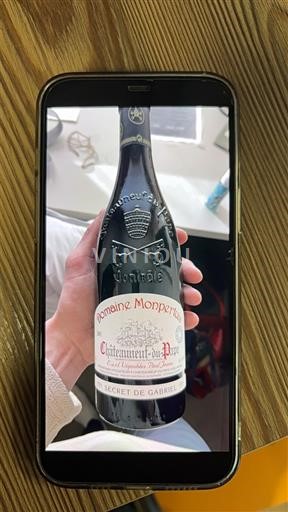 Valea Ronului Châteauneuf-du-Pape Domaine Monpertuis Secret de Gabriel 2001