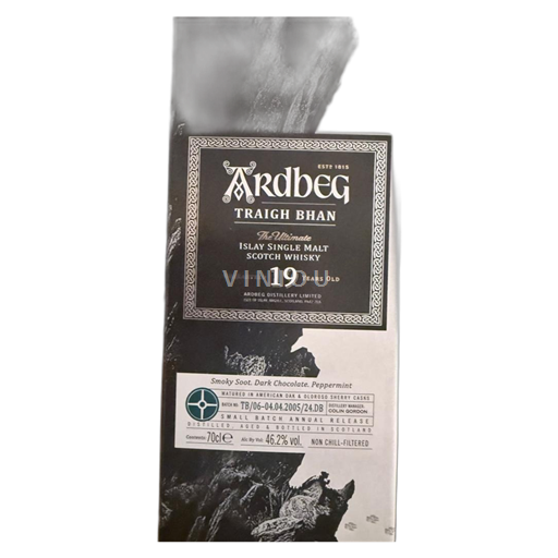 Whisky Whisky Single Malt Ardbeg Traigh Bhan Ardbeg 19a - 2005 Scoția Islay