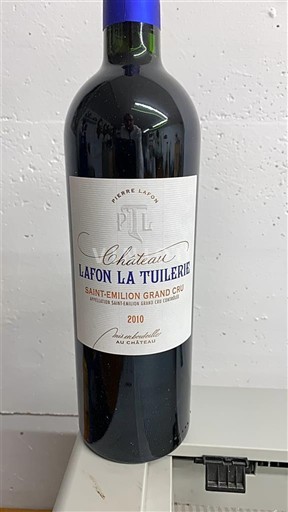 Bordeaux Saint-Émilion Grand Cru Château Lafon La Tuillerie 2010
