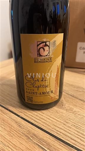 Beaujolais Saint-Amour Domaine Bergeron Clos du Chapître 2025