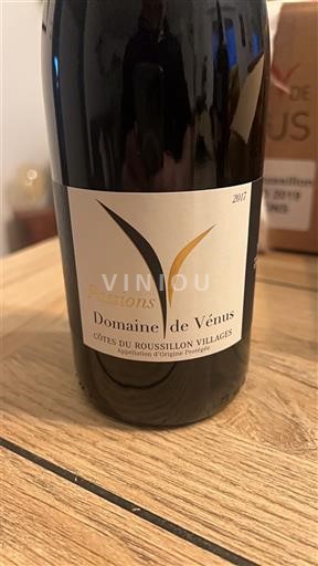 Roussillon Côtes du Roussillon Villages Domaine Vénus Passions 2017