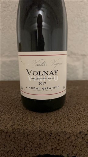 Burgundia Volnay Vincent Girardin Vieilles Vignes 2017