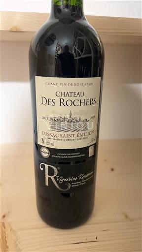Bordeaux Lussac-saint-émilion Château Rochers 2018