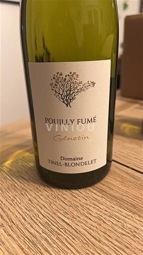 Valea Loarei Pouilly-fumé Domaine Tinel-Blondelet Génetin 2024