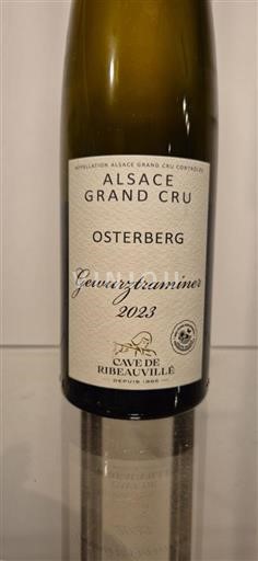 Alsacia Nespecificat Grand Cru Cave de Ribeauvillé Osterberg 2023